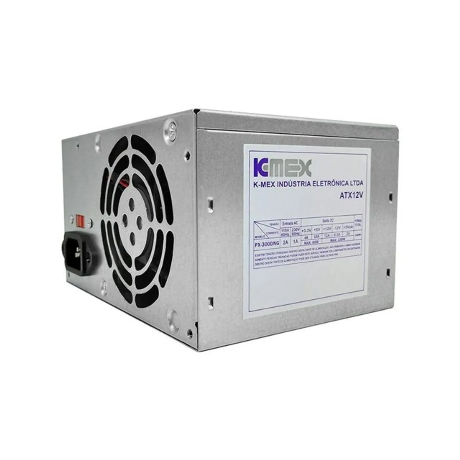 FONTE ATX 200W REAIS SATA PX300DNG C/CABO K-MEX